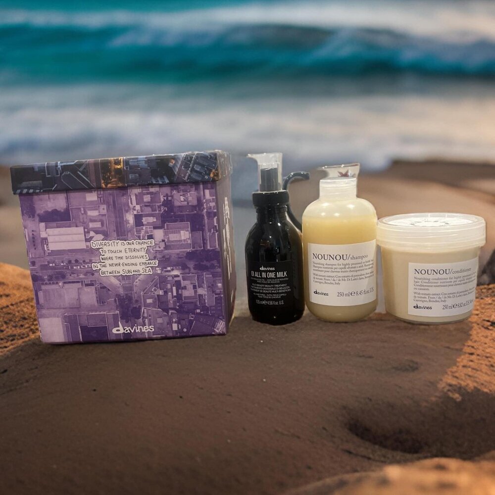 Davines Take US Anywhere Nounou Shampoo Conditioner Milk Full Size